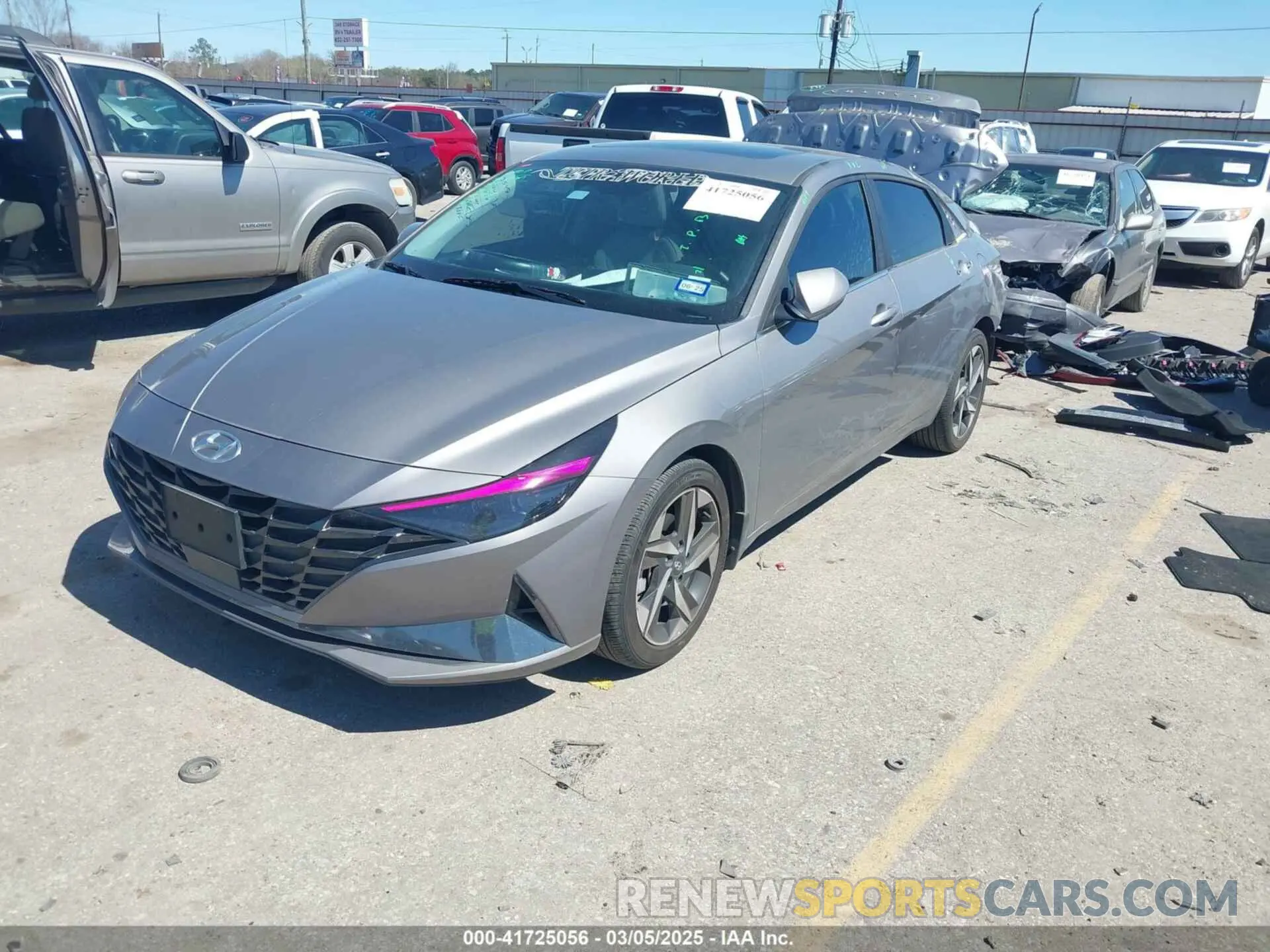 2 Photograph of a damaged car KMHLP4AG9PU572226 HYUNDAI ELANTRA 2023