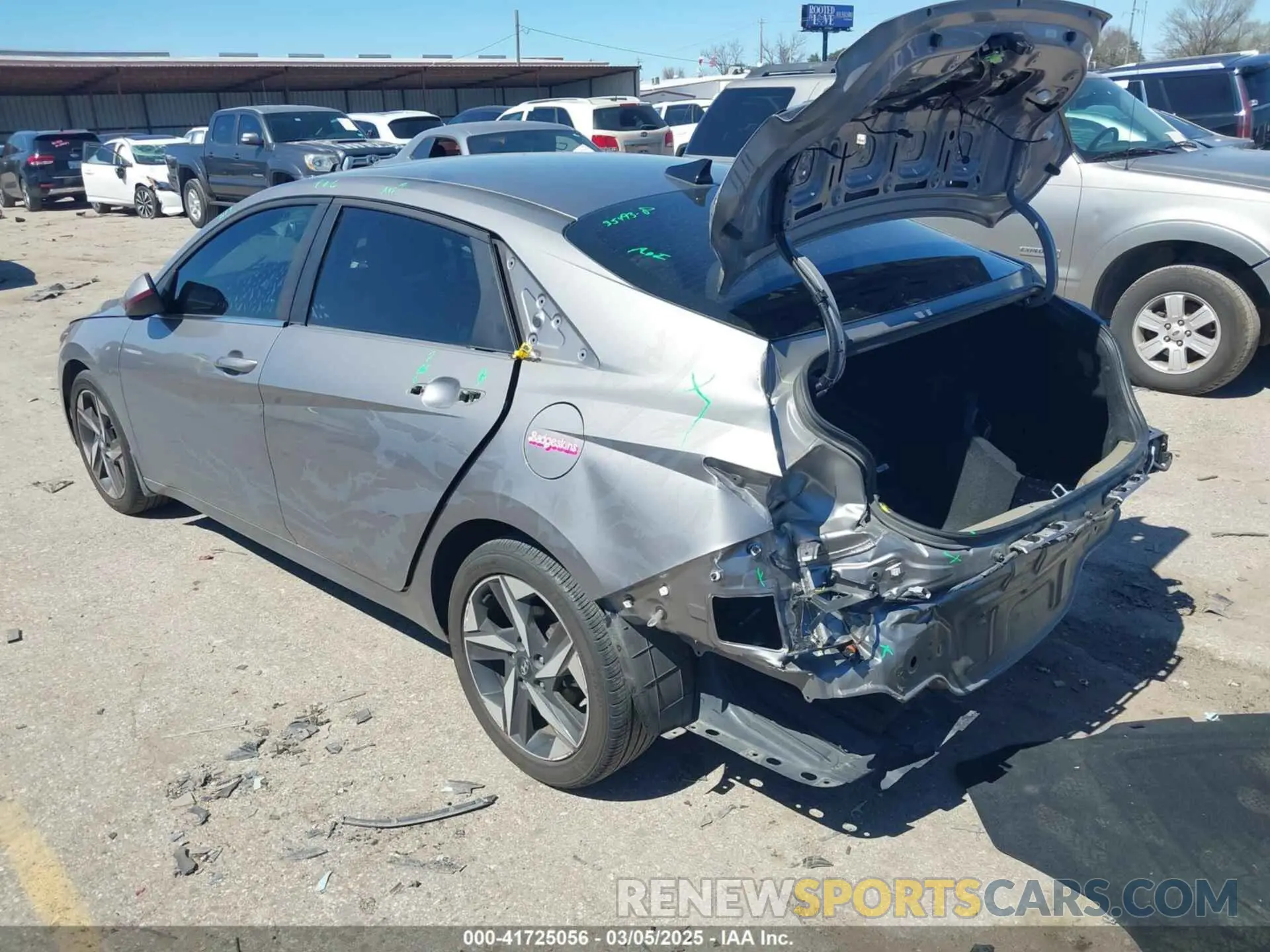 3 Photograph of a damaged car KMHLP4AG9PU572226 HYUNDAI ELANTRA 2023