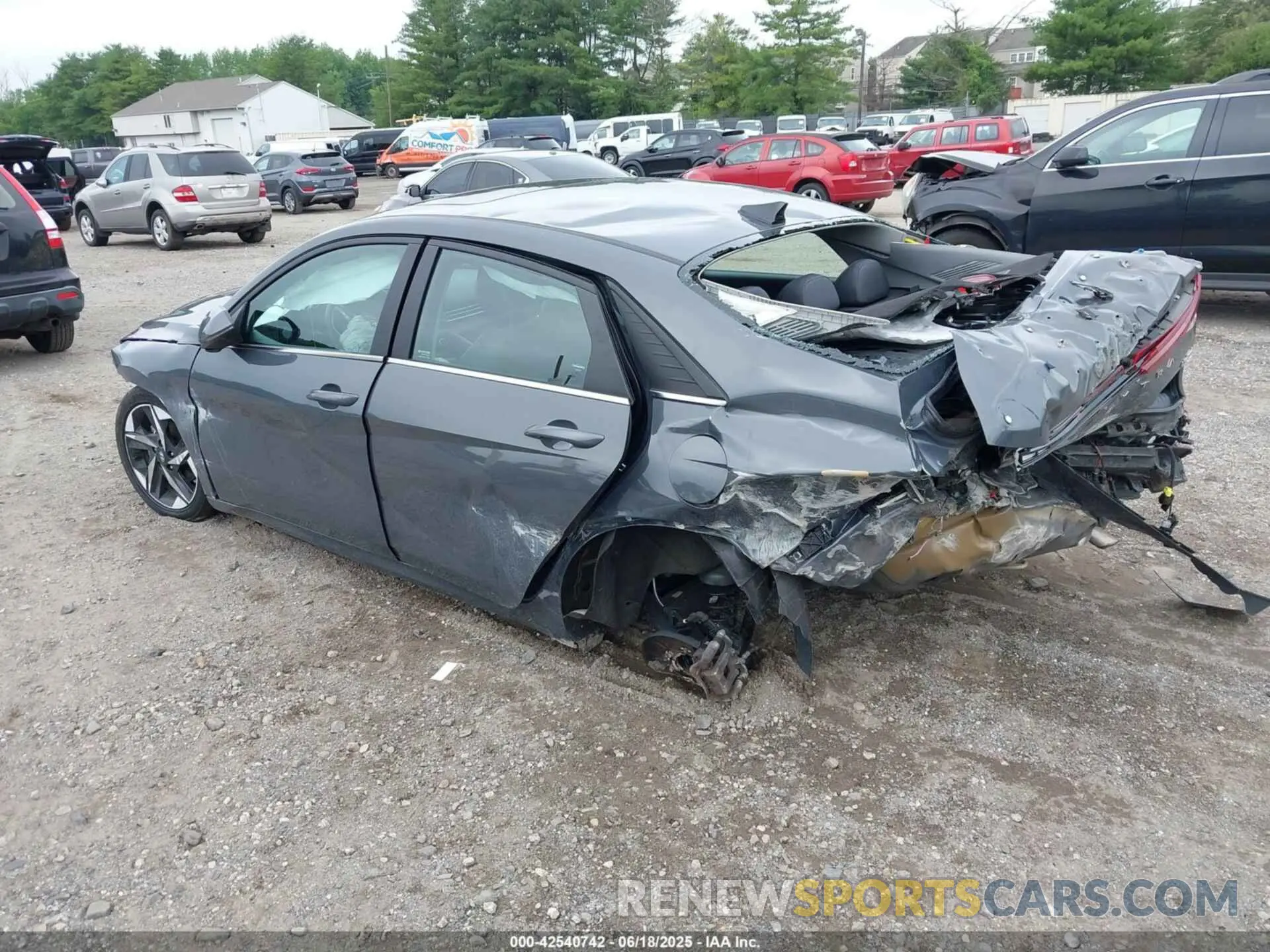 3 Photograph of a damaged car KMHLP4AG9PU625815 HYUNDAI ELANTRA 2023