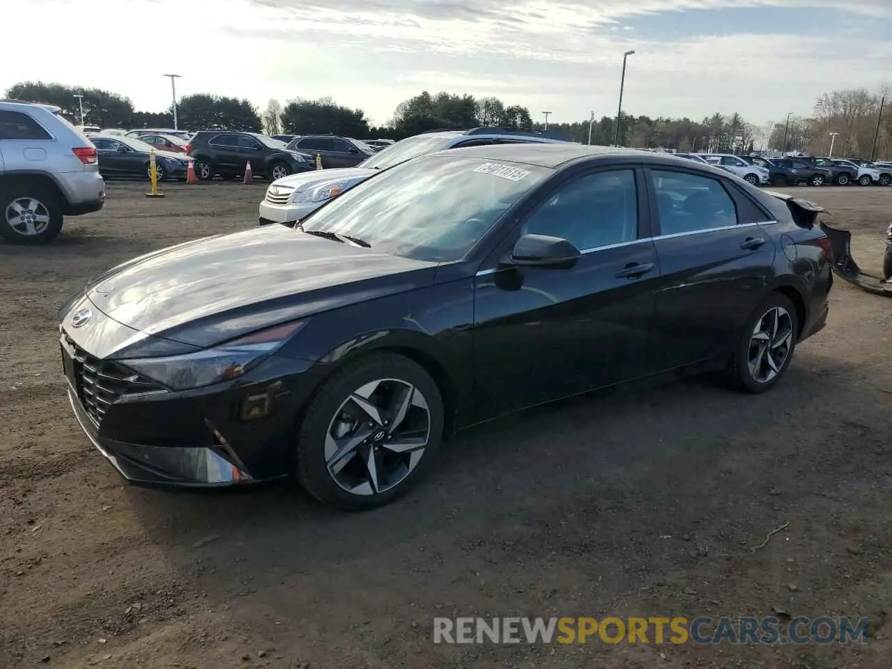 1 Photograph of a damaged car KMHLP4AGXPU383066 HYUNDAI ELANTRA 2023