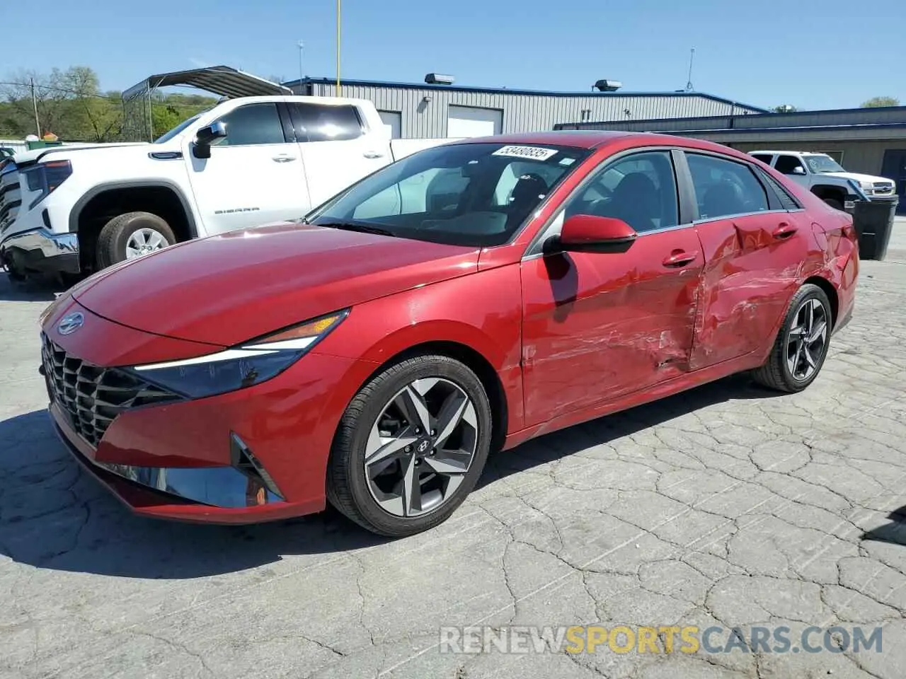 1 Photograph of a damaged car KMHLP4AGXPU461393 HYUNDAI ELANTRA 2023