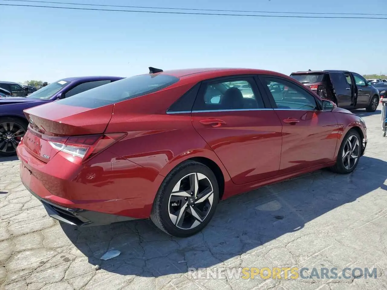 3 Photograph of a damaged car KMHLP4AGXPU461393 HYUNDAI ELANTRA 2023