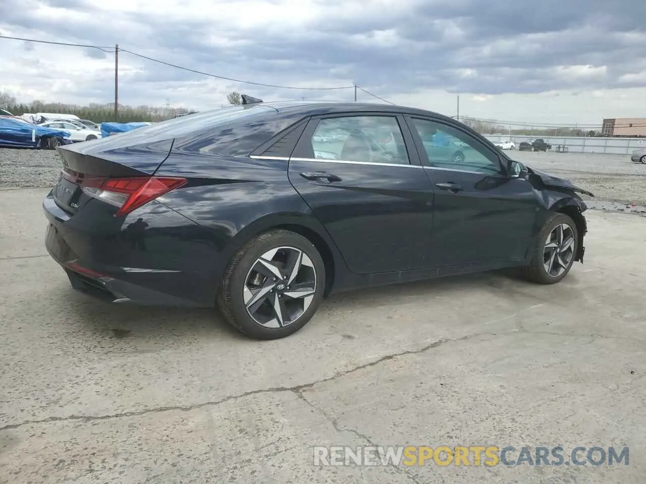3 Photograph of a damaged car KMHLP4AGXPU473480 HYUNDAI ELANTRA 2023