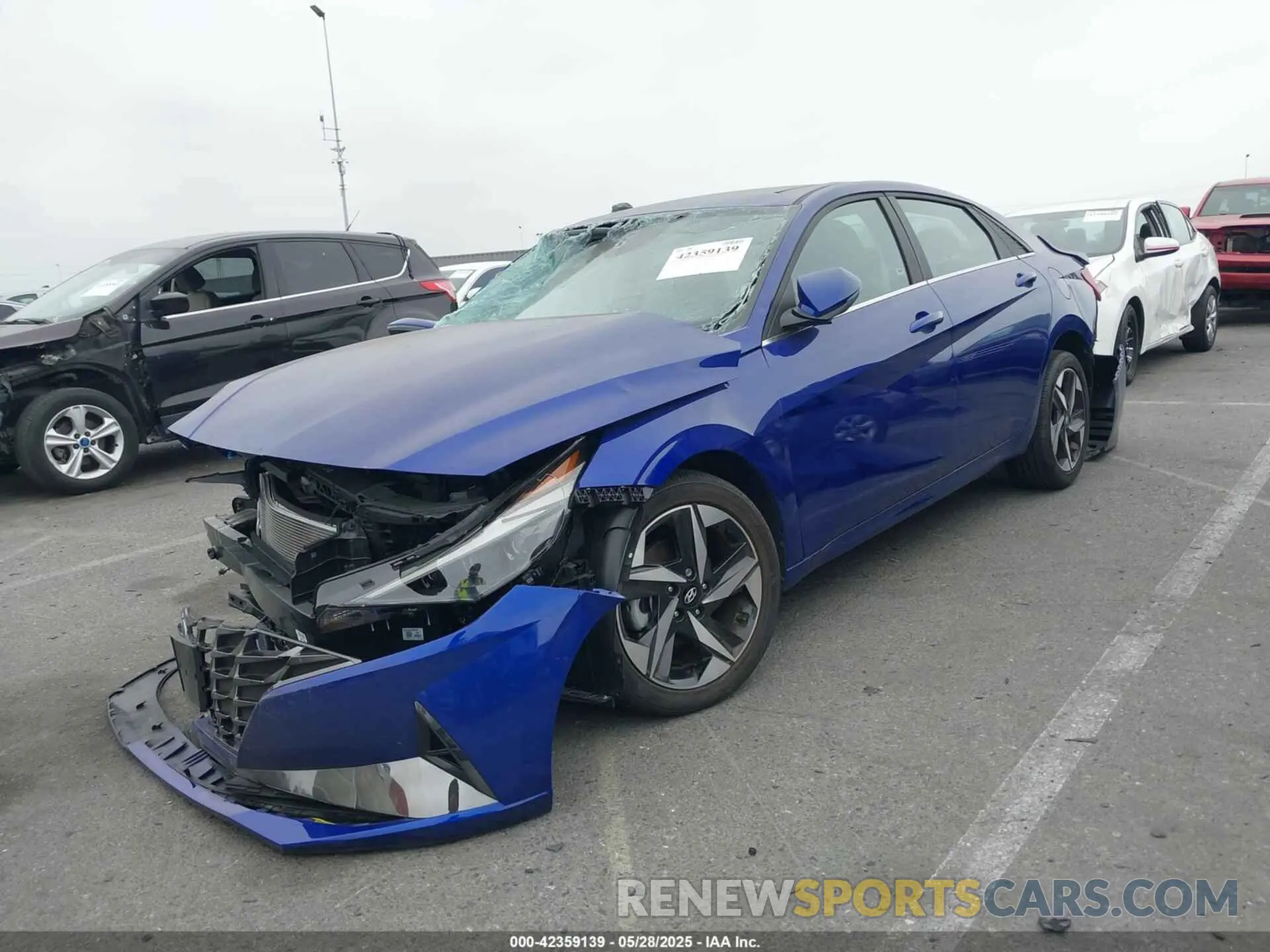 2 Photograph of a damaged car KMHLP4AGXPU563275 HYUNDAI ELANTRA 2023
