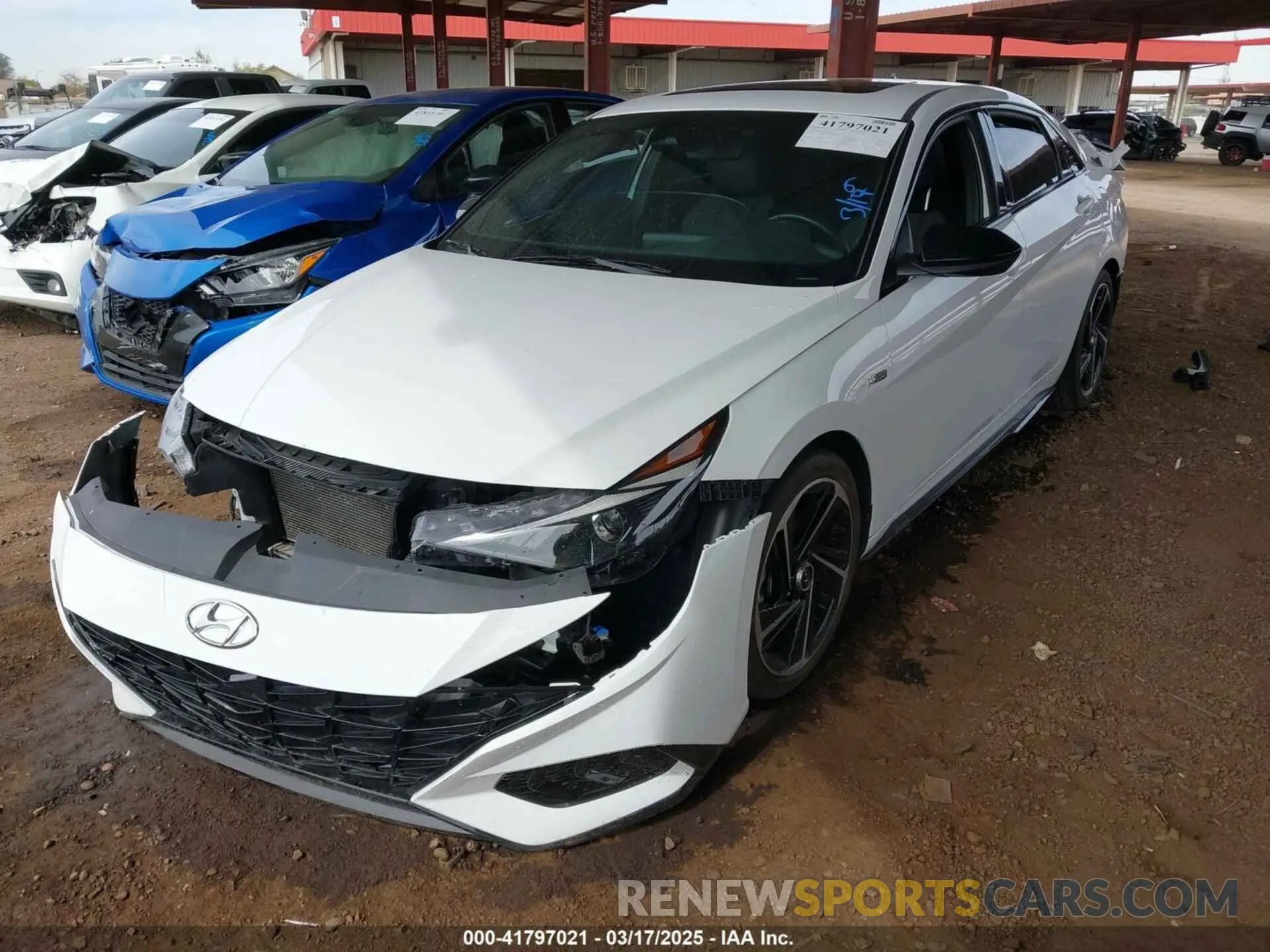 2 Photograph of a damaged car KMHLR4AF1PU608279 HYUNDAI ELANTRA 2023