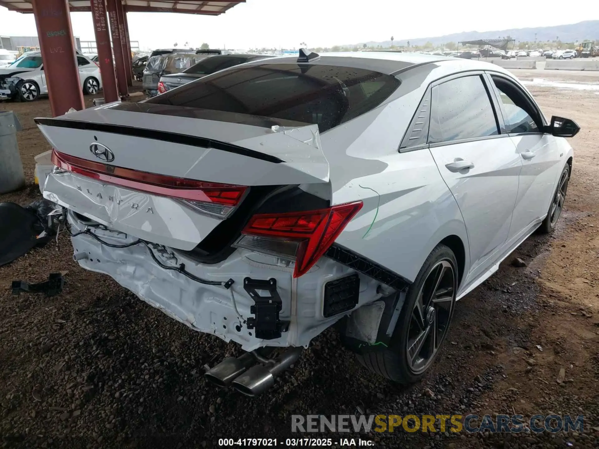 4 Photograph of a damaged car KMHLR4AF1PU608279 HYUNDAI ELANTRA 2023