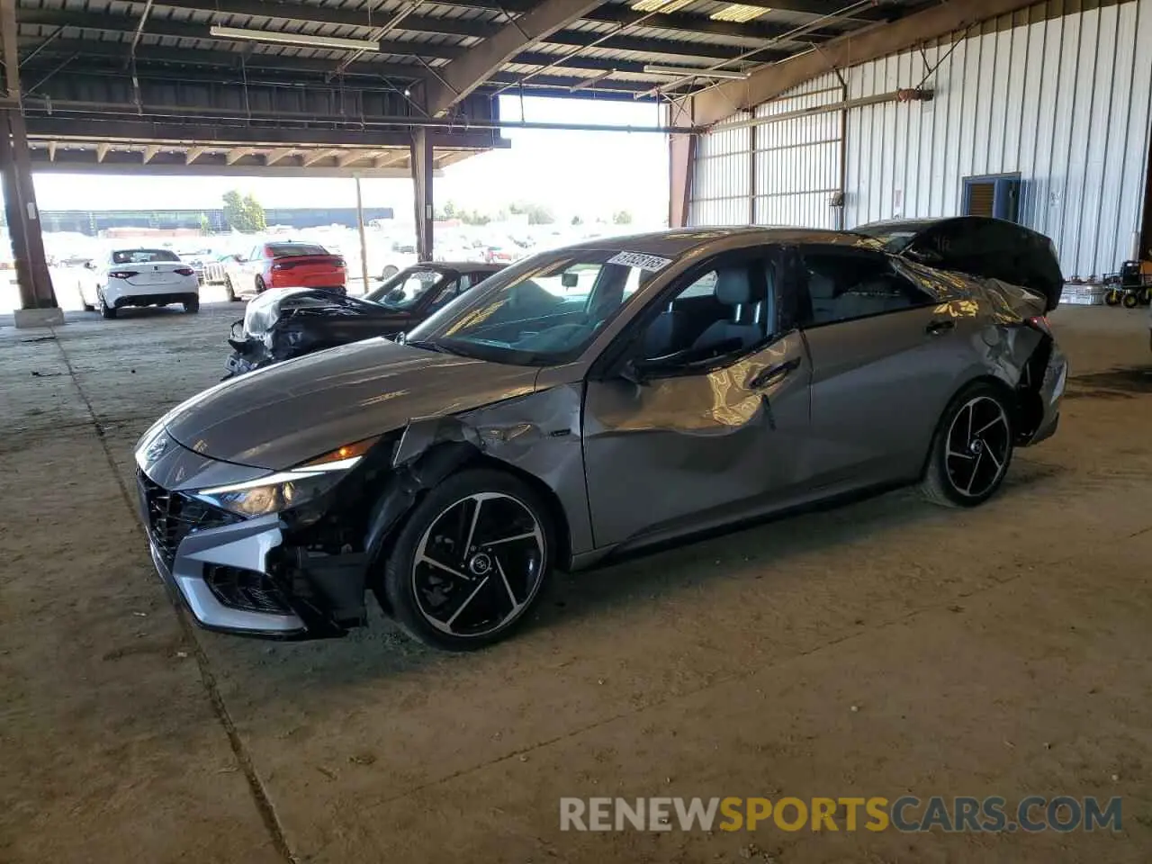 1 Photograph of a damaged car KMHLR4AF2PU406051 HYUNDAI ELANTRA 2023