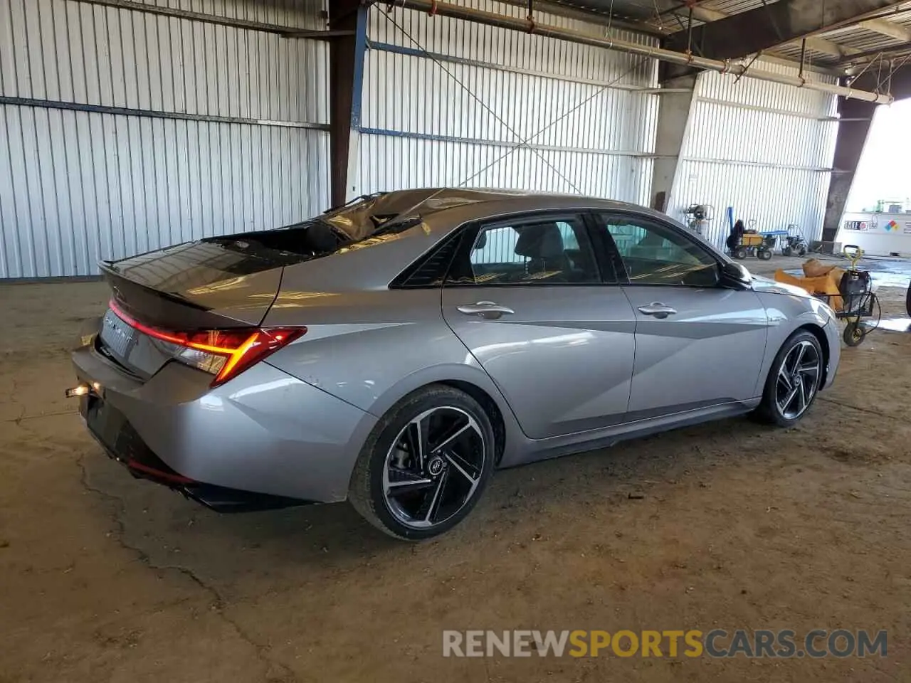 3 Photograph of a damaged car KMHLR4AF2PU406051 HYUNDAI ELANTRA 2023