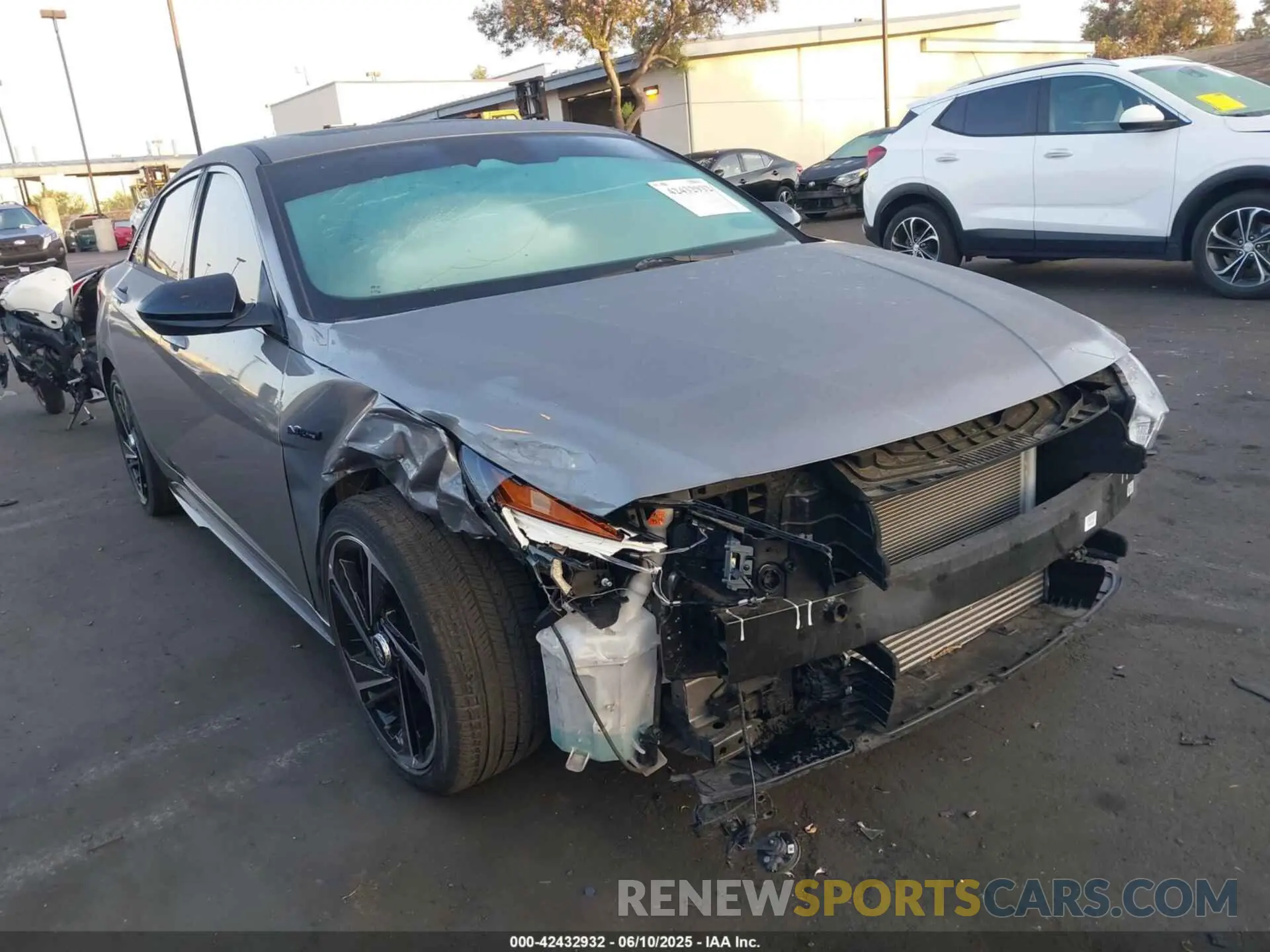 1 Photograph of a damaged car KMHLR4AF2PU476018 HYUNDAI ELANTRA 2023