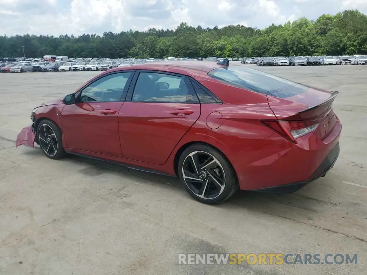 2 Photograph of a damaged car KMHLR4AF2PU512371 HYUNDAI ELANTRA 2023