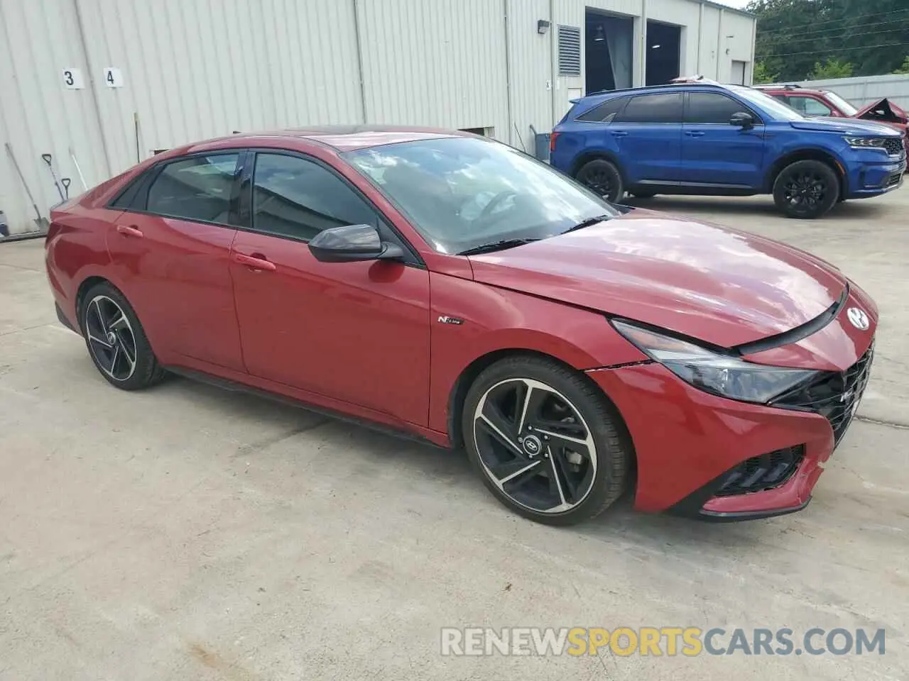 4 Photograph of a damaged car KMHLR4AF2PU512371 HYUNDAI ELANTRA 2023