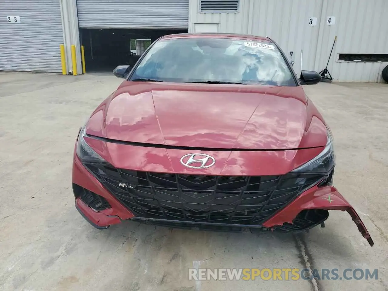 5 Photograph of a damaged car KMHLR4AF2PU512371 HYUNDAI ELANTRA 2023