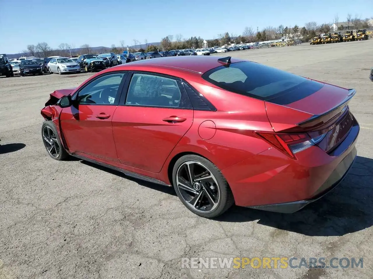 2 Photograph of a damaged car KMHLR4AF2PU588852 HYUNDAI ELANTRA 2023