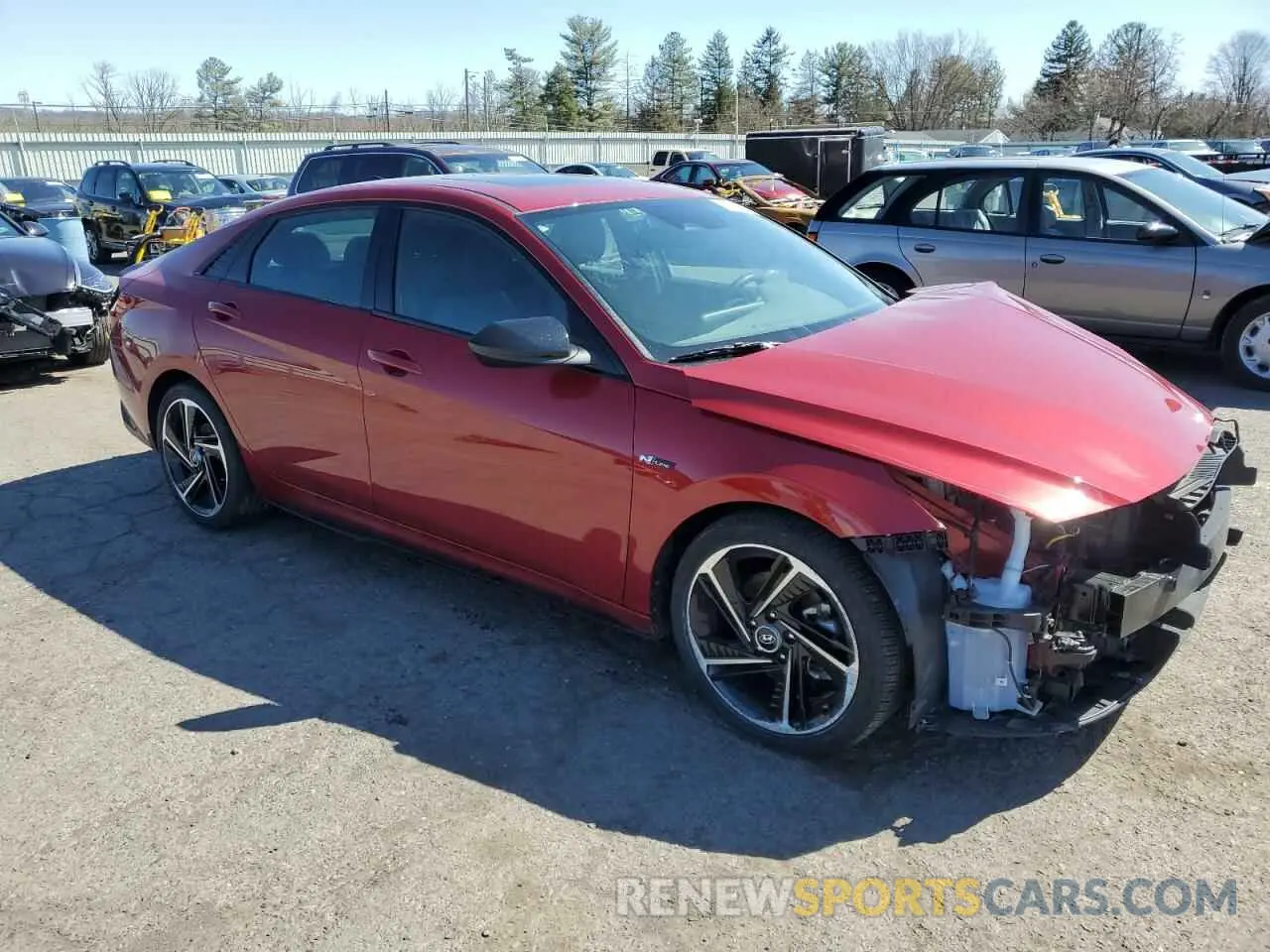 4 Photograph of a damaged car KMHLR4AF2PU588852 HYUNDAI ELANTRA 2023