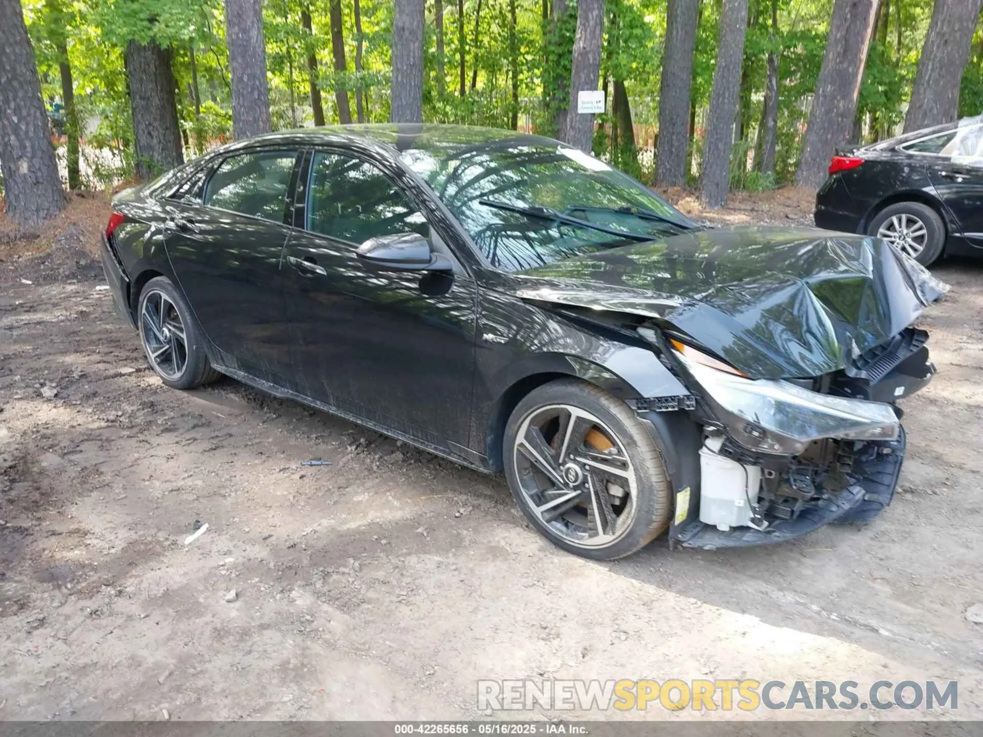 1 Photograph of a damaged car KMHLR4AF3PU411937 HYUNDAI ELANTRA 2023