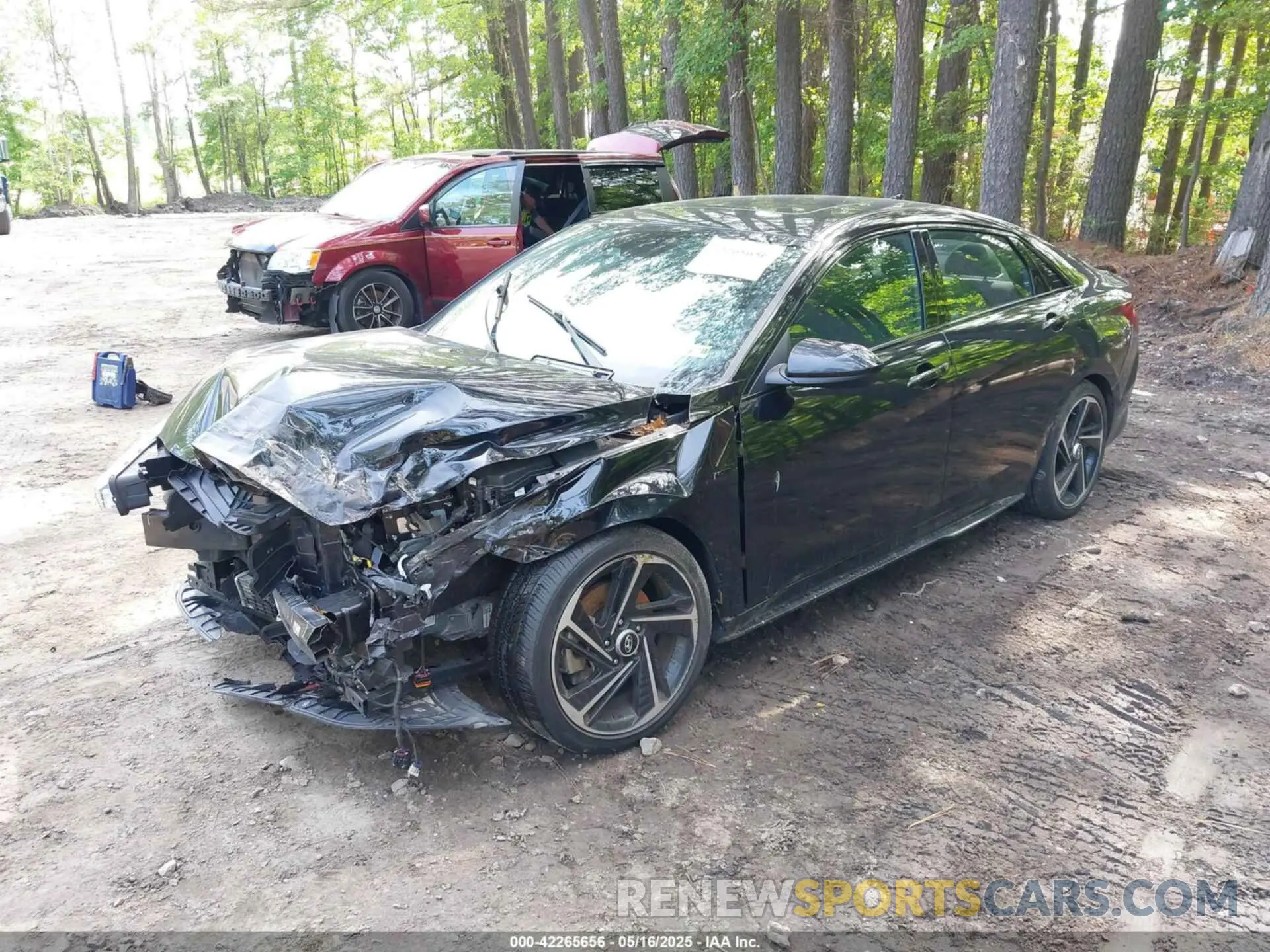 2 Photograph of a damaged car KMHLR4AF3PU411937 HYUNDAI ELANTRA 2023