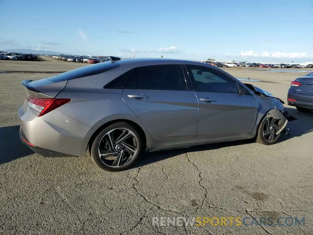 3 Photograph of a damaged car KMHLR4AF3PU476061 HYUNDAI ELANTRA 2023