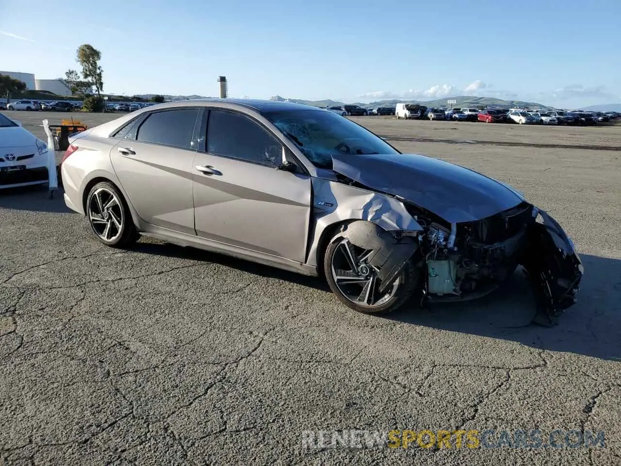 4 Photograph of a damaged car KMHLR4AF3PU476061 HYUNDAI ELANTRA 2023