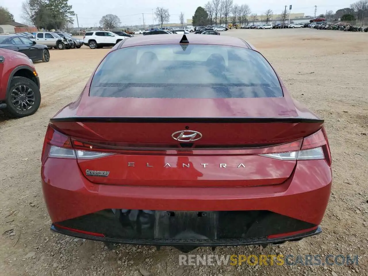 6 Photograph of a damaged car KMHLR4AF3PU490204 HYUNDAI ELANTRA 2023