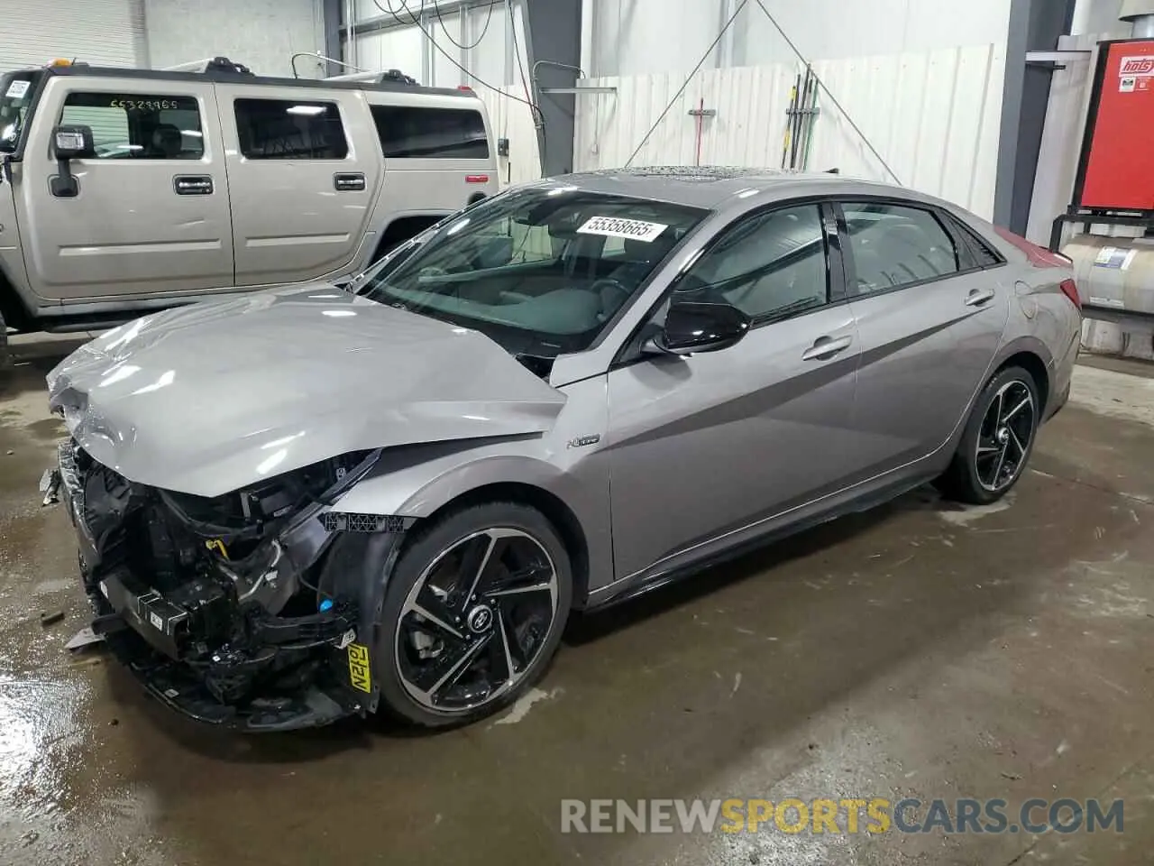 1 Photograph of a damaged car KMHLR4AF3PU594756 HYUNDAI ELANTRA 2023