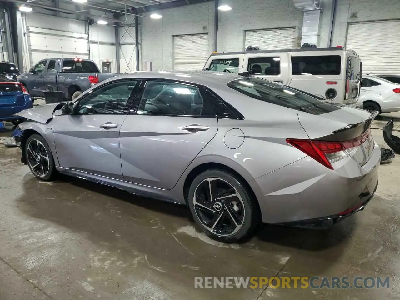 2 Photograph of a damaged car KMHLR4AF3PU594756 HYUNDAI ELANTRA 2023