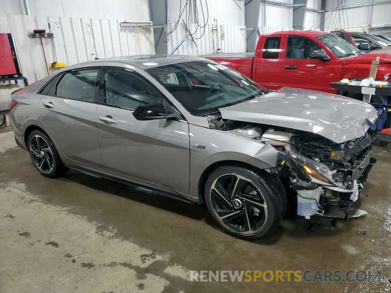 4 Photograph of a damaged car KMHLR4AF3PU594756 HYUNDAI ELANTRA 2023