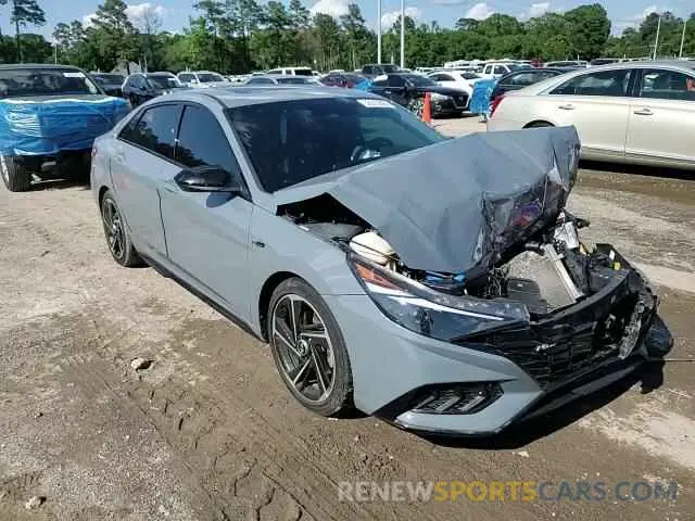 13 Photograph of a damaged car KMHLR4AF4PU409016 HYUNDAI ELANTRA 2023