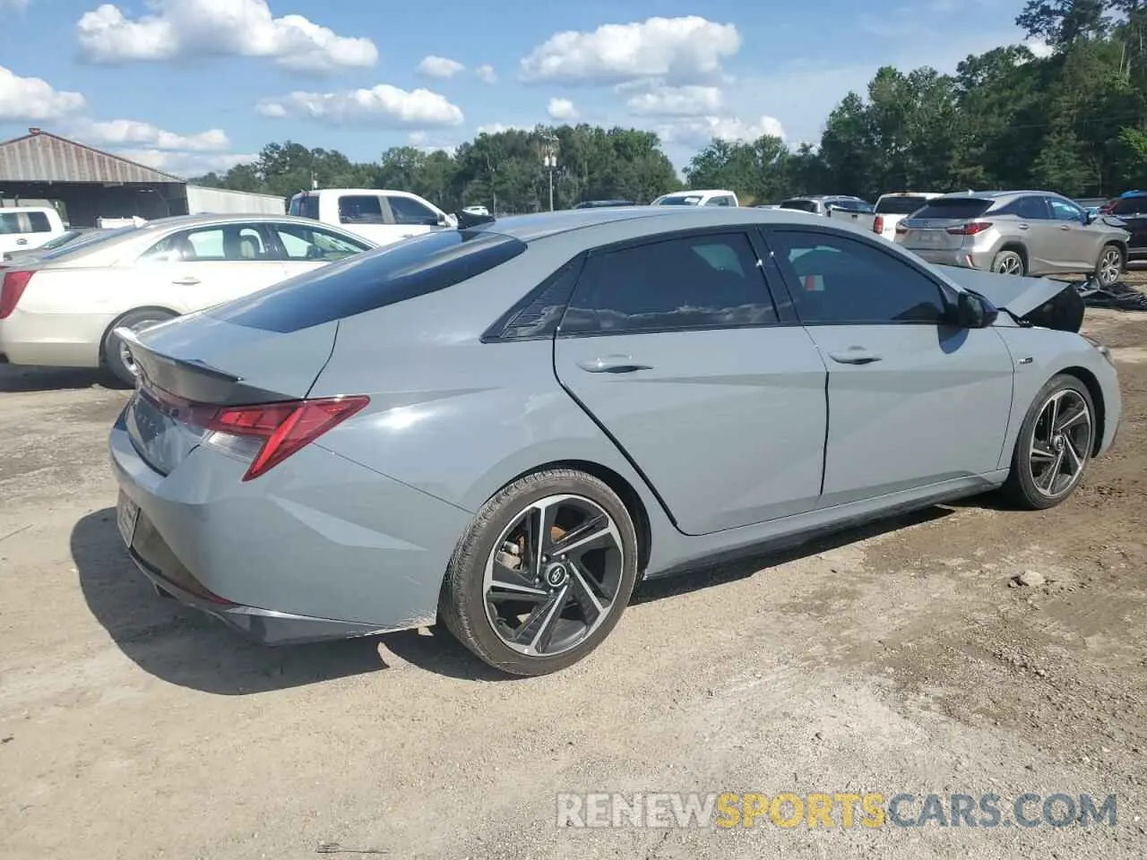 3 Photograph of a damaged car KMHLR4AF4PU409016 HYUNDAI ELANTRA 2023