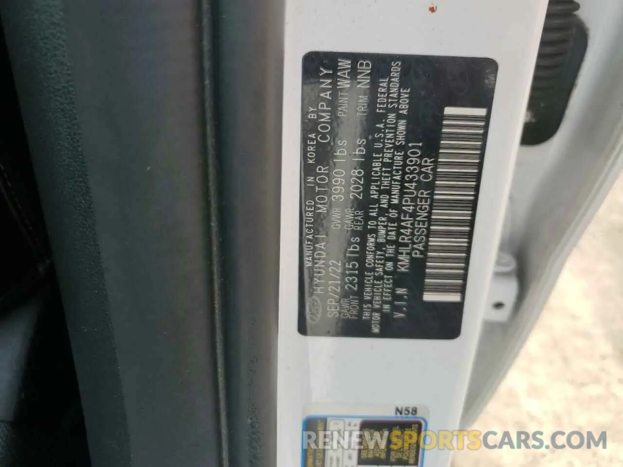 12 Photograph of a damaged car KMHLR4AF4PU433901 HYUNDAI ELANTRA 2023
