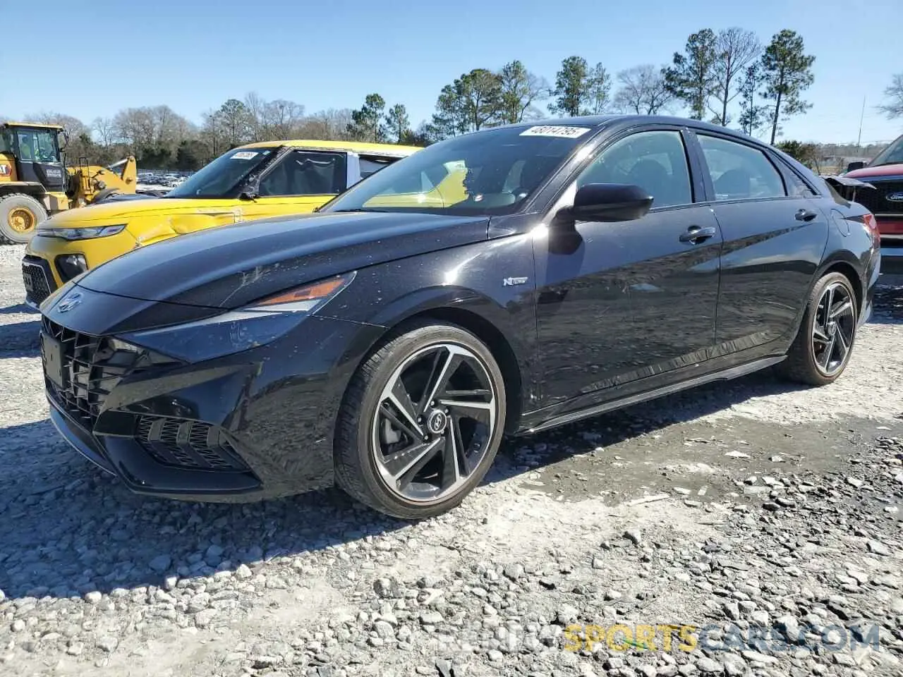 1 Photograph of a damaged car KMHLR4AF4PU521296 HYUNDAI ELANTRA 2023
