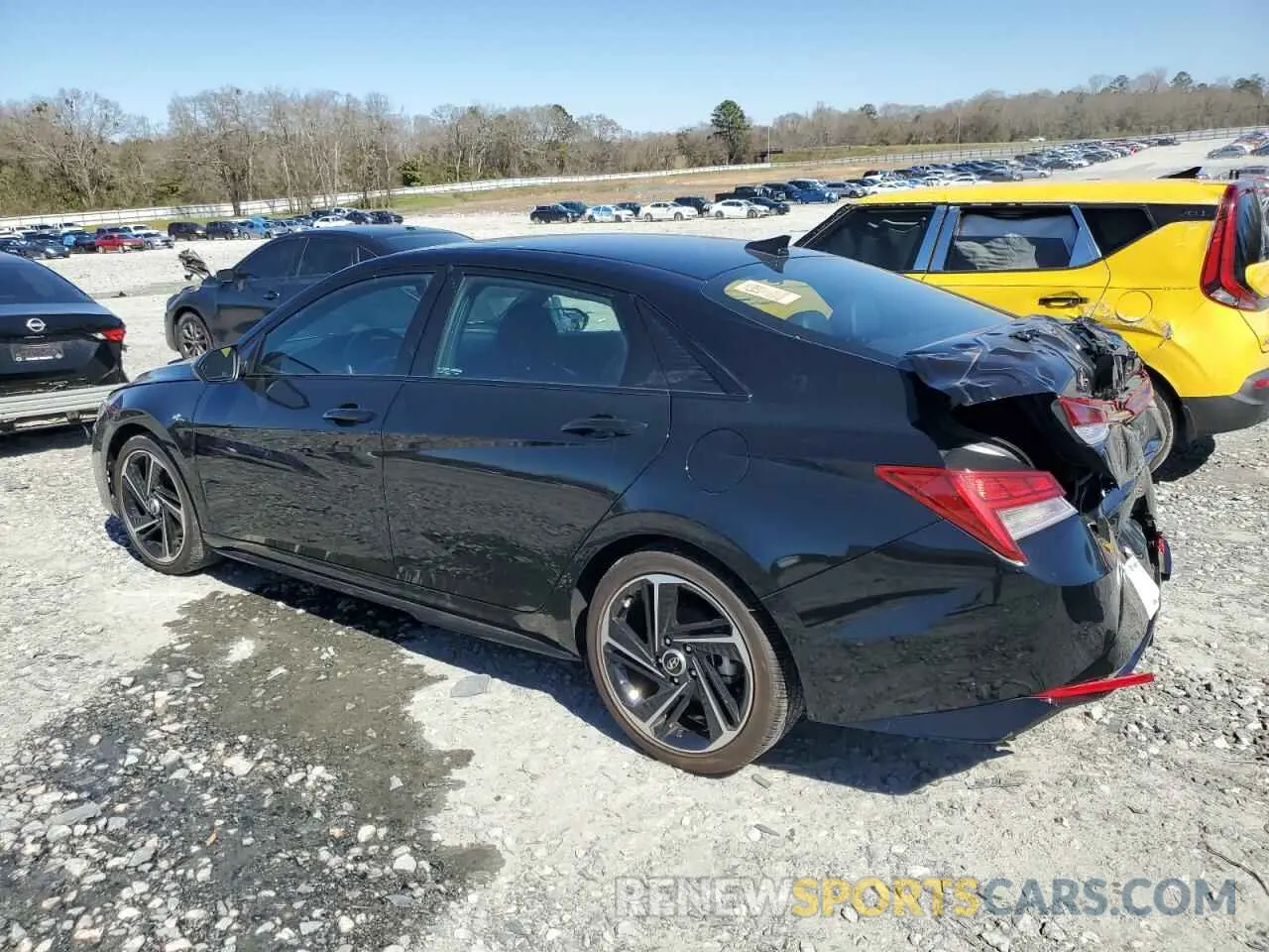 2 Photograph of a damaged car KMHLR4AF4PU521296 HYUNDAI ELANTRA 2023