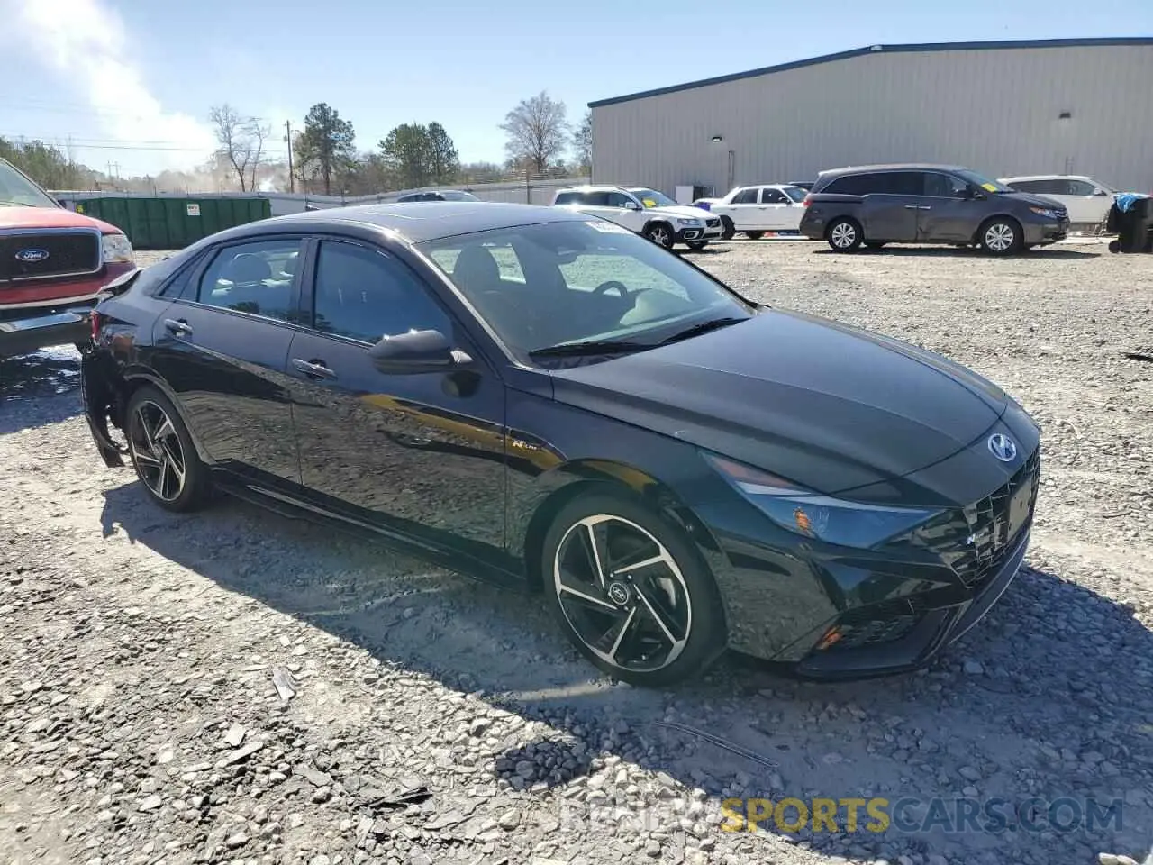4 Photograph of a damaged car KMHLR4AF4PU521296 HYUNDAI ELANTRA 2023