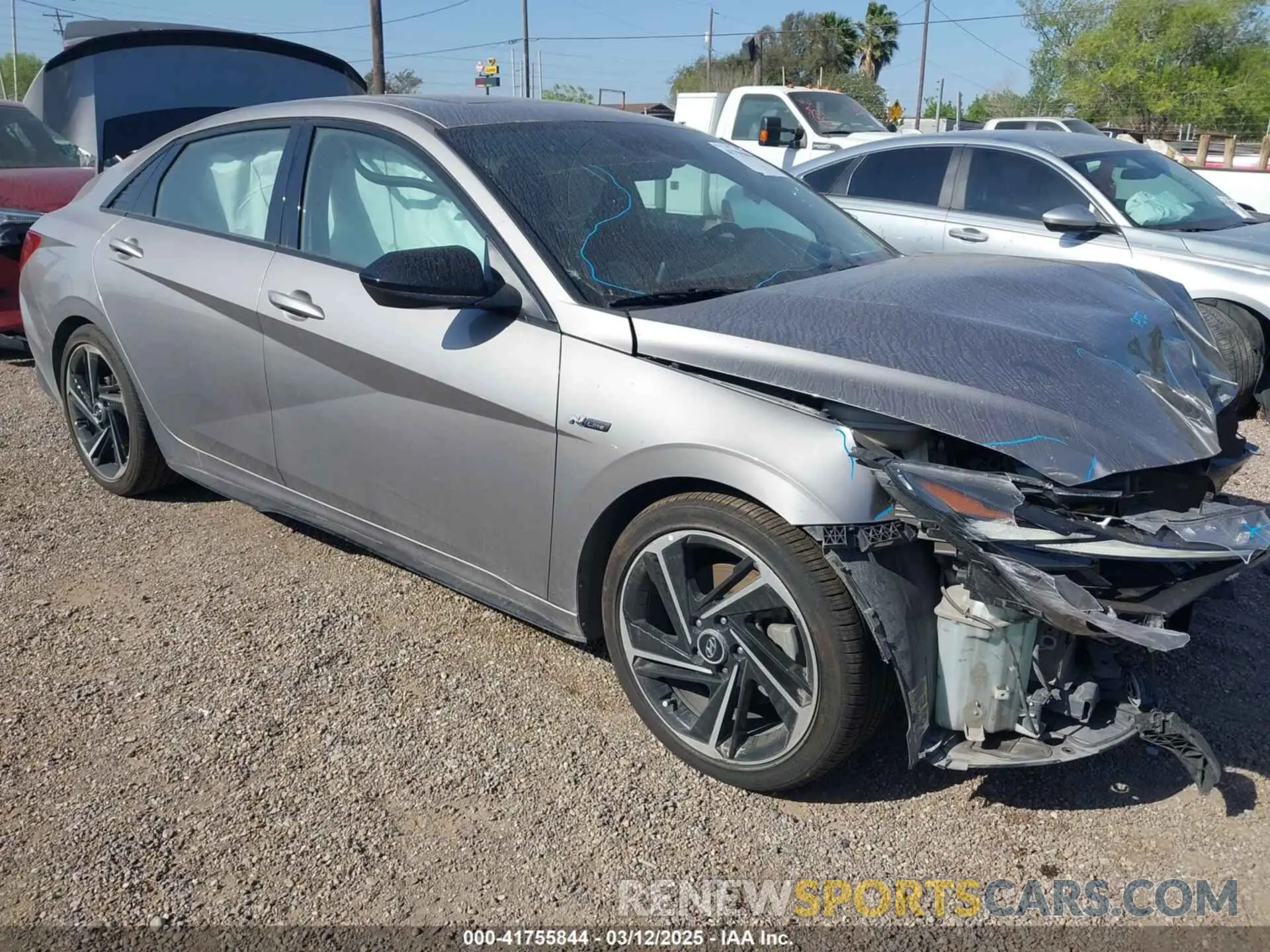 1 Photograph of a damaged car KMHLR4AF4PU545615 HYUNDAI ELANTRA 2023