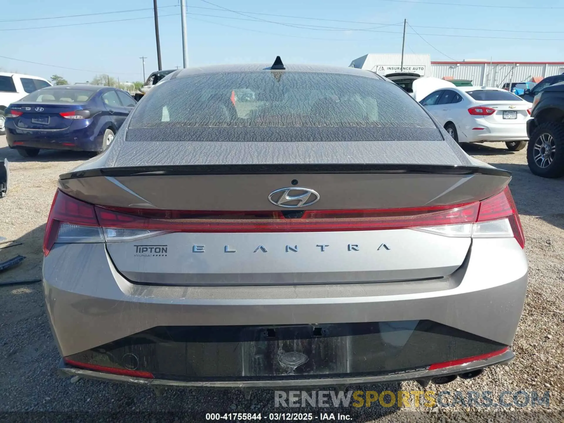 17 Photograph of a damaged car KMHLR4AF4PU545615 HYUNDAI ELANTRA 2023