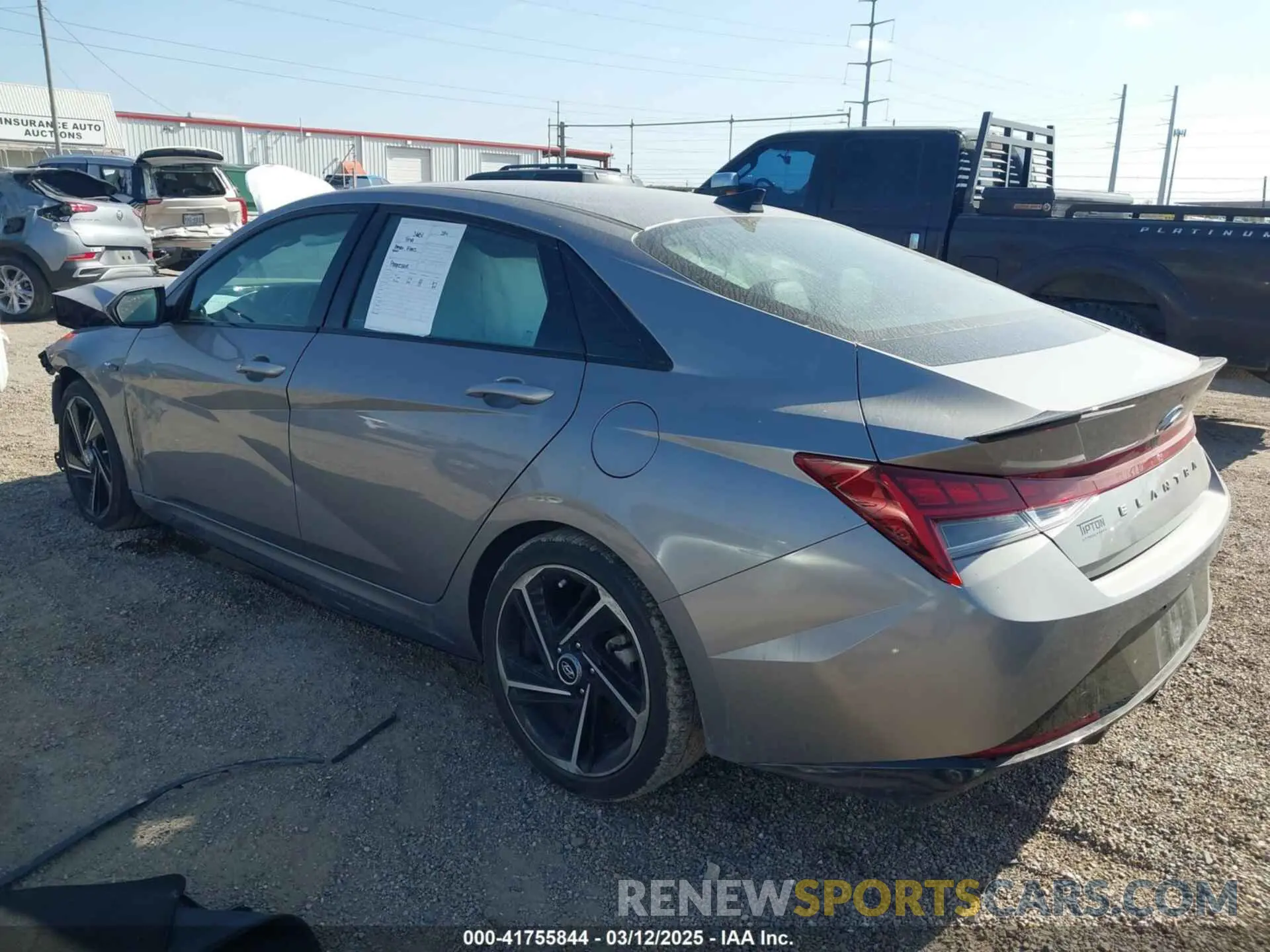 3 Photograph of a damaged car KMHLR4AF4PU545615 HYUNDAI ELANTRA 2023