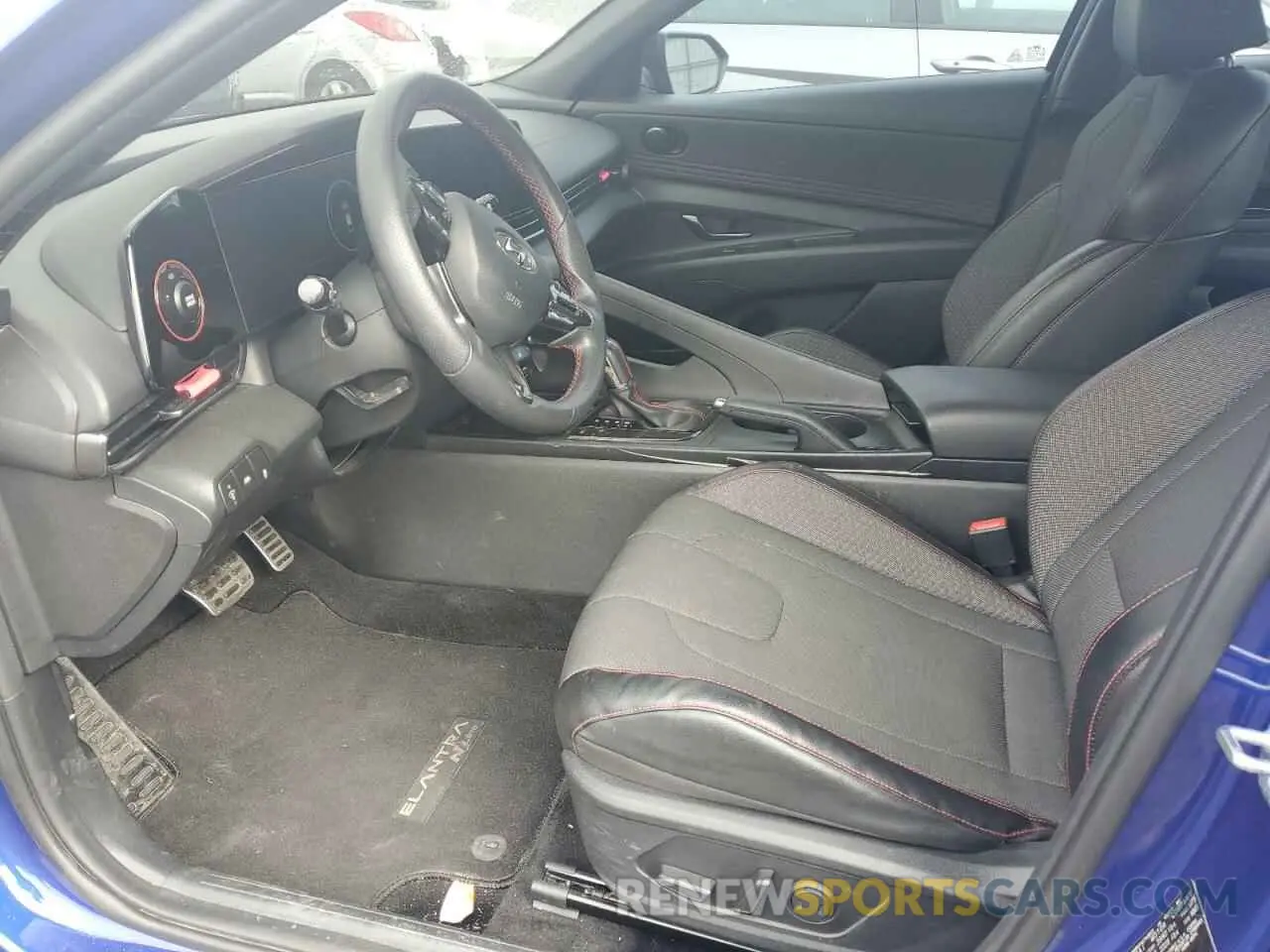 7 Photograph of a damaged car KMHLR4AF5PU493170 HYUNDAI ELANTRA 2023