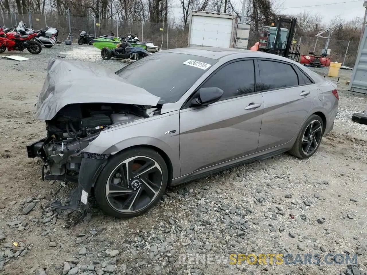 1 Photograph of a damaged car KMHLR4AF5PU531190 HYUNDAI ELANTRA 2023