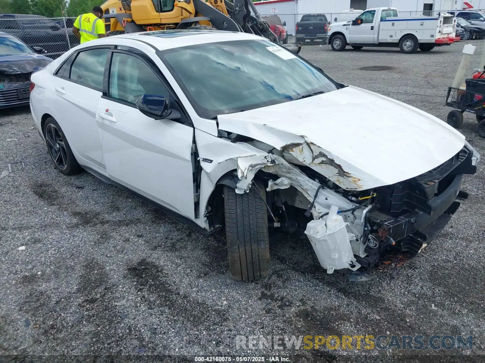 1 Photograph of a damaged car KMHLR4AF5PU619768 HYUNDAI ELANTRA 2023