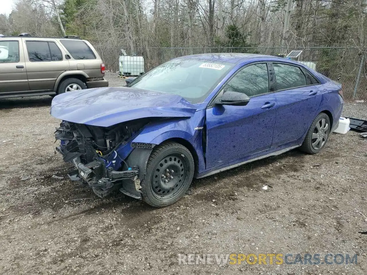 1 Photograph of a damaged car KMHLR4AF6PU482372 HYUNDAI ELANTRA 2023