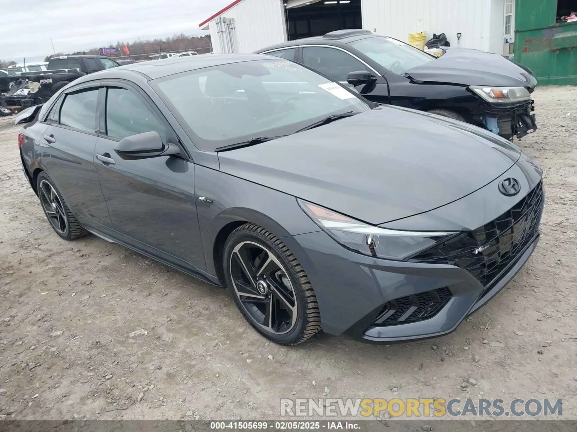 1 Photograph of a damaged car KMHLR4AF6PU581192 HYUNDAI ELANTRA 2023