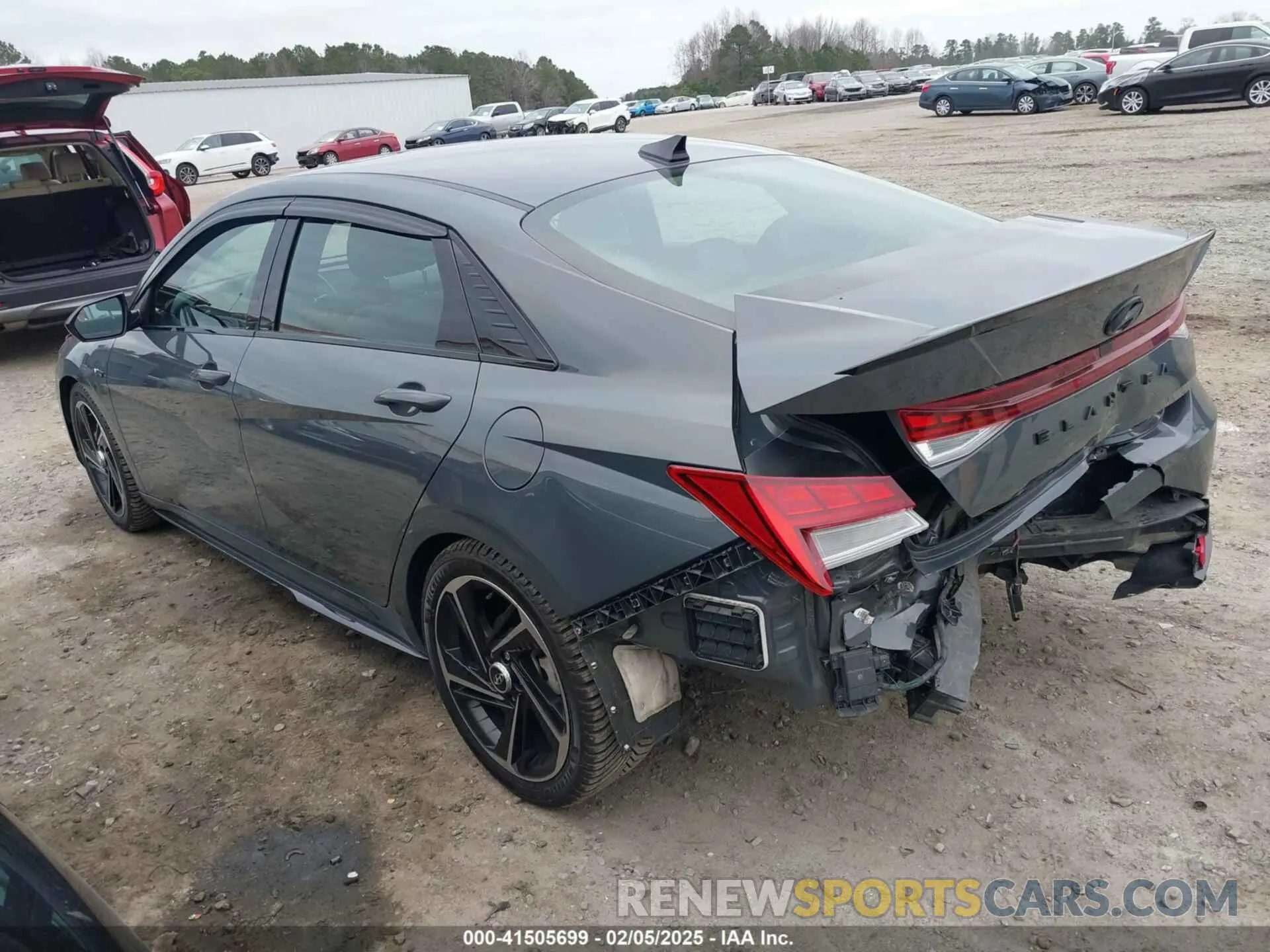 3 Photograph of a damaged car KMHLR4AF6PU581192 HYUNDAI ELANTRA 2023
