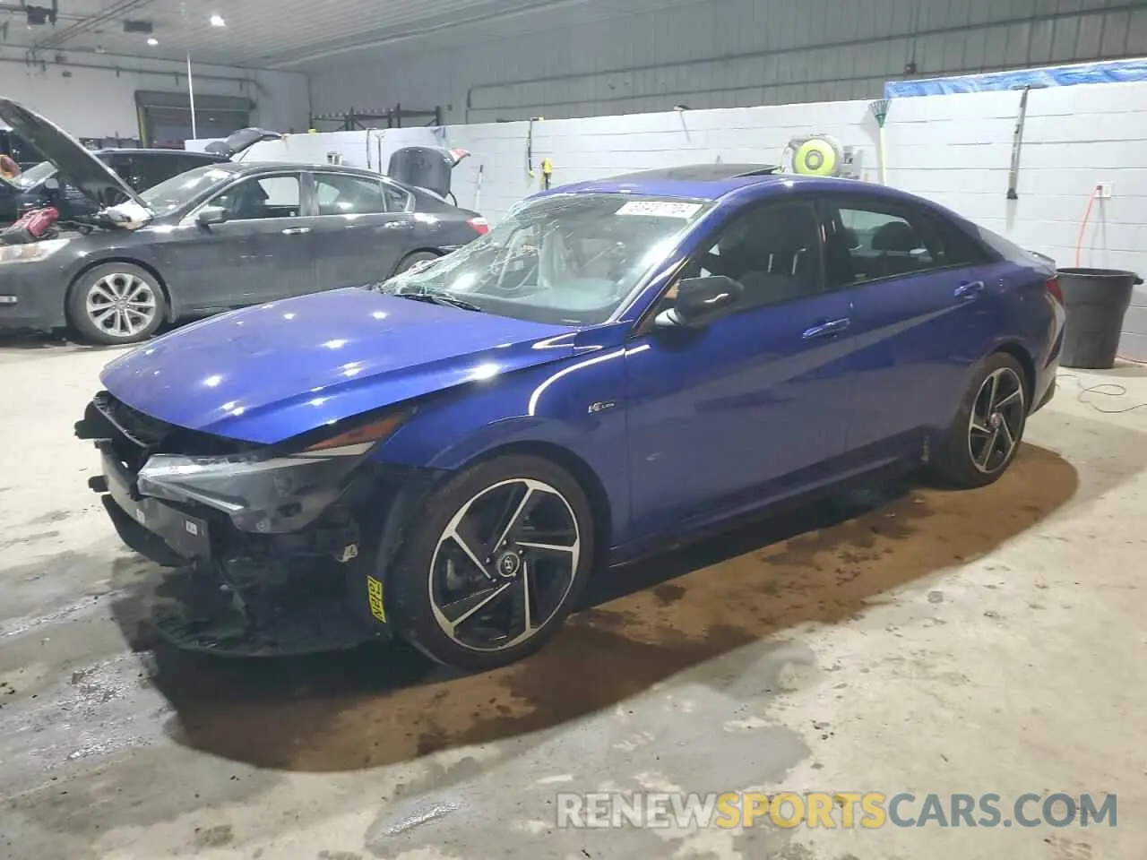 1 Photograph of a damaged car KMHLR4AF6PU628978 HYUNDAI ELANTRA 2023