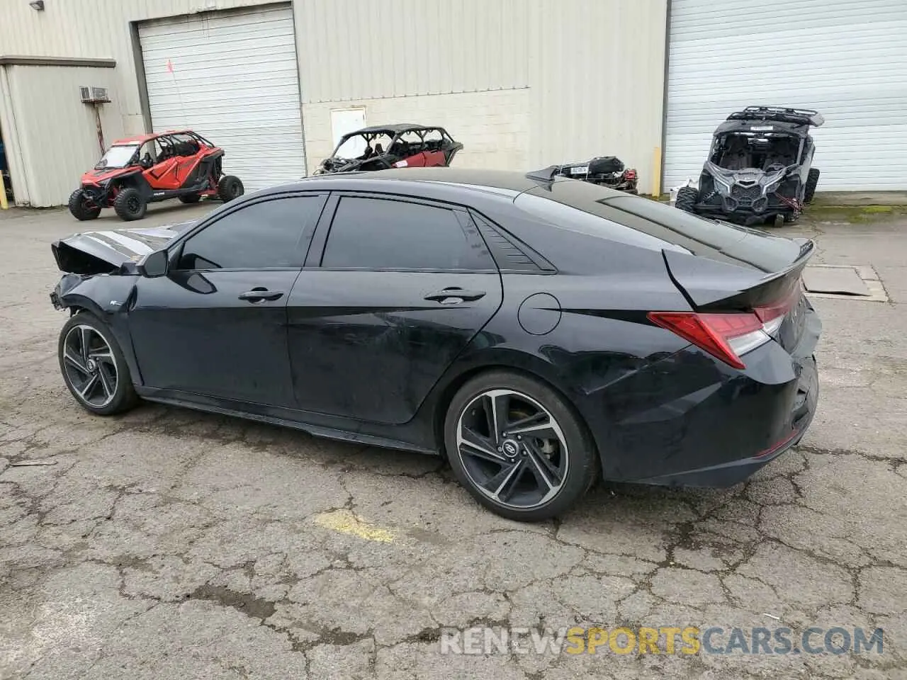 2 Photograph of a damaged car KMHLR4AF7PU373726 HYUNDAI ELANTRA 2023