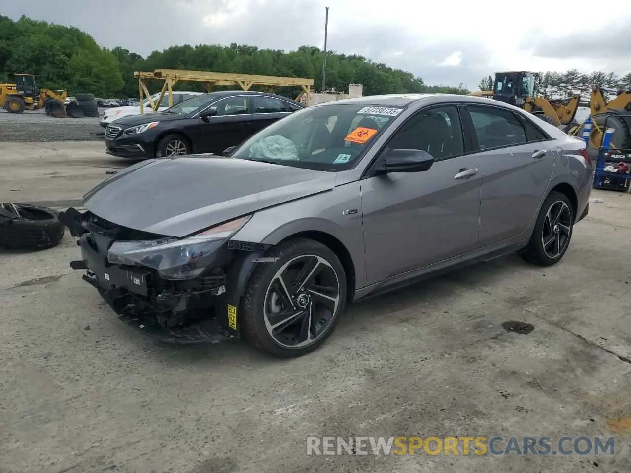 1 Photograph of a damaged car KMHLR4AF7PU594548 HYUNDAI ELANTRA 2023