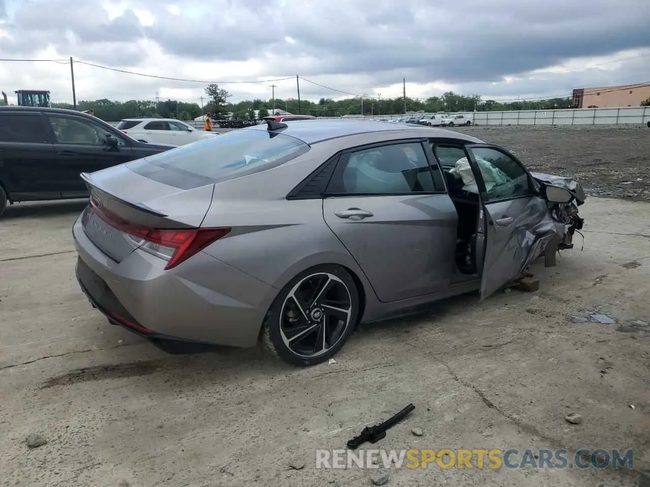 3 Photograph of a damaged car KMHLR4AF7PU594548 HYUNDAI ELANTRA 2023