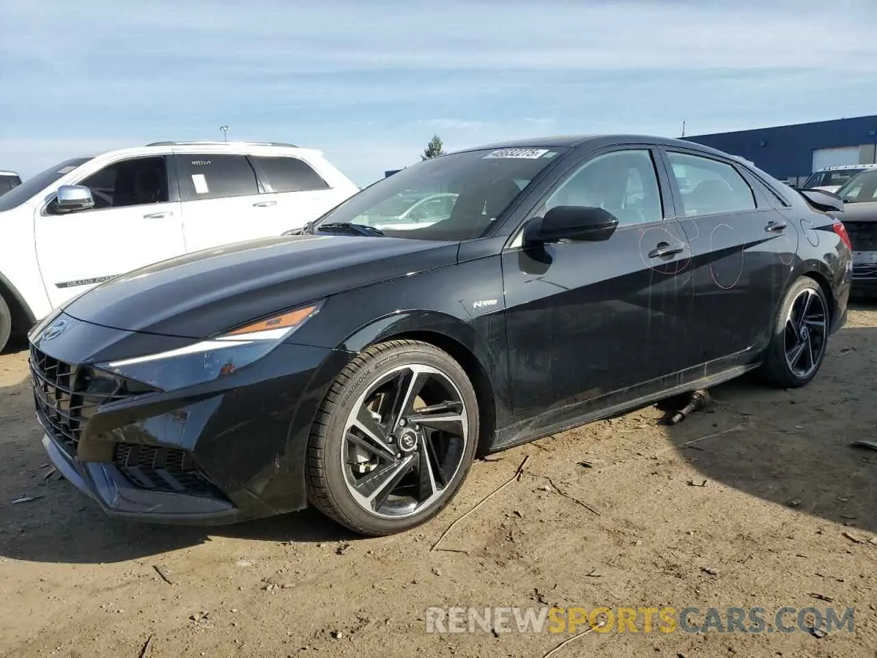 1 Photograph of a damaged car KMHLR4AF8PU473639 HYUNDAI ELANTRA 2023