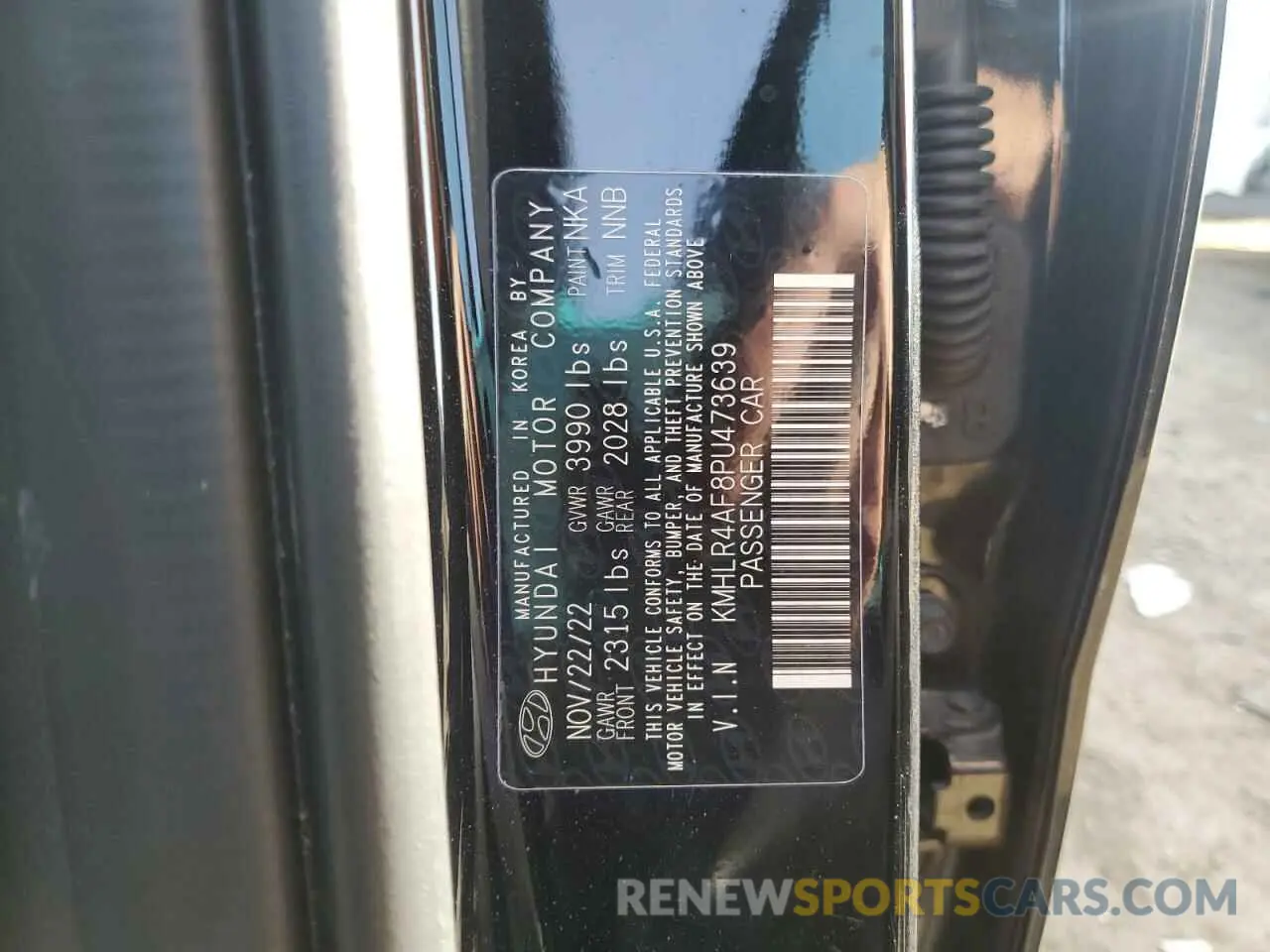 12 Photograph of a damaged car KMHLR4AF8PU473639 HYUNDAI ELANTRA 2023