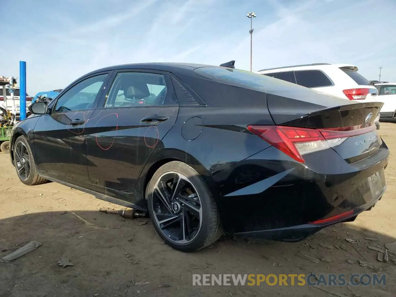2 Photograph of a damaged car KMHLR4AF8PU473639 HYUNDAI ELANTRA 2023