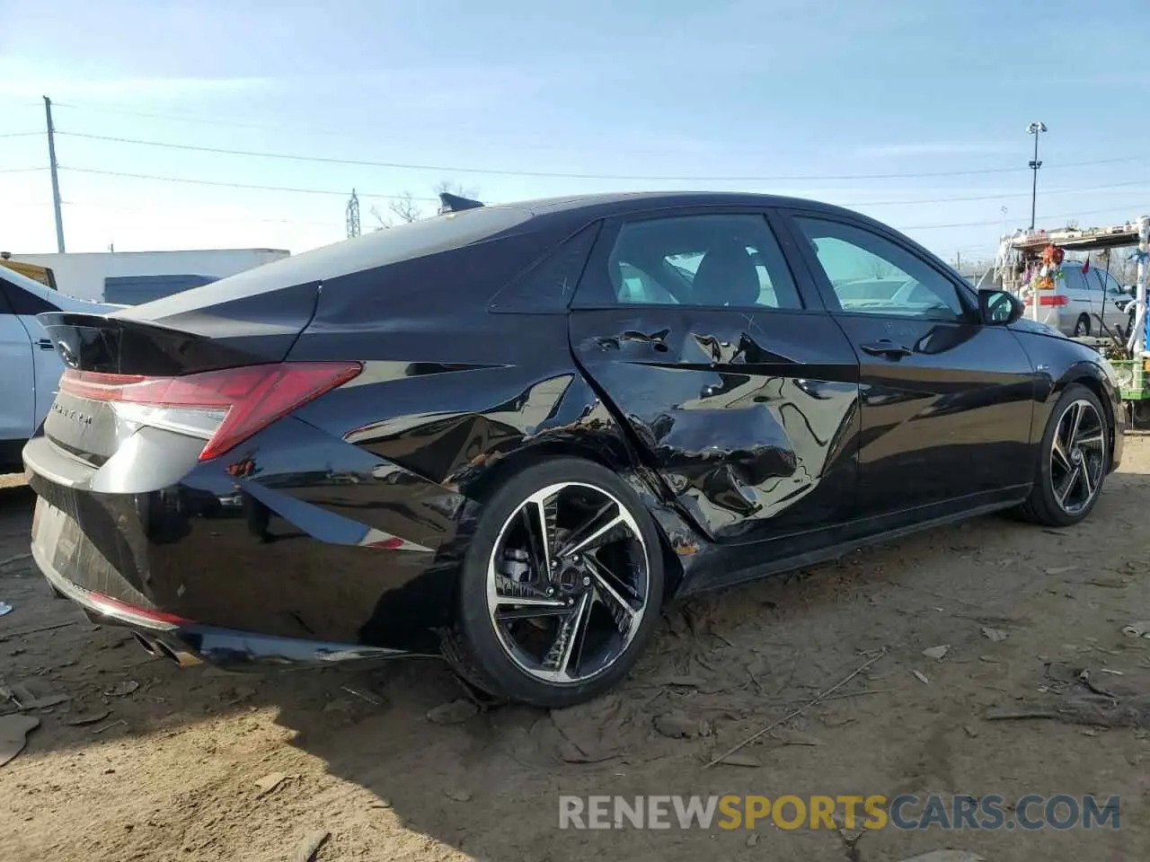3 Photograph of a damaged car KMHLR4AF8PU473639 HYUNDAI ELANTRA 2023