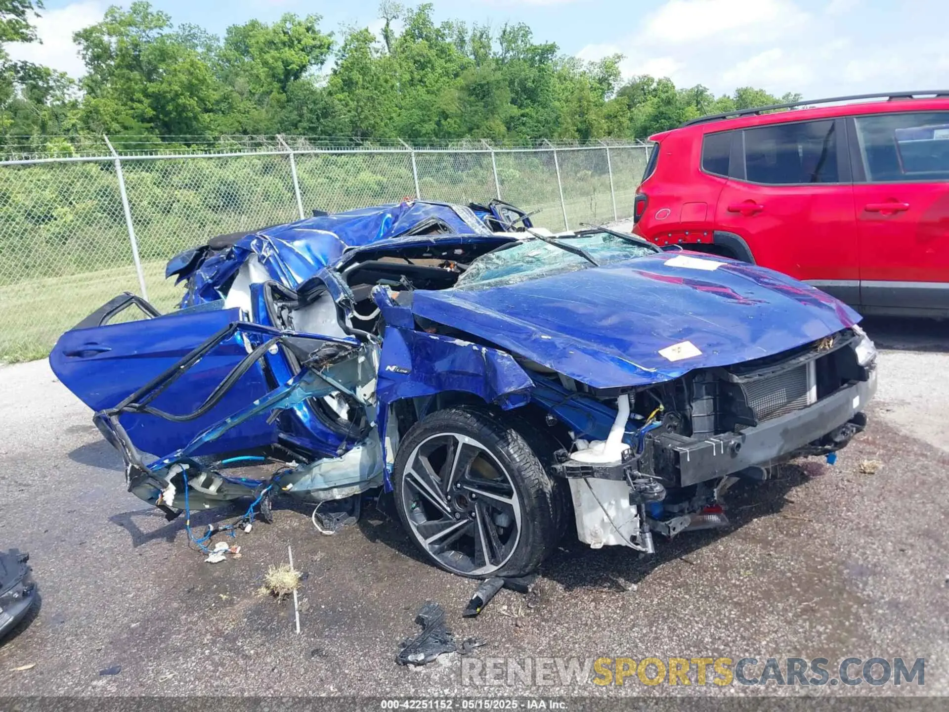 1 Photograph of a damaged car KMHLR4AF8PU502511 HYUNDAI ELANTRA 2023